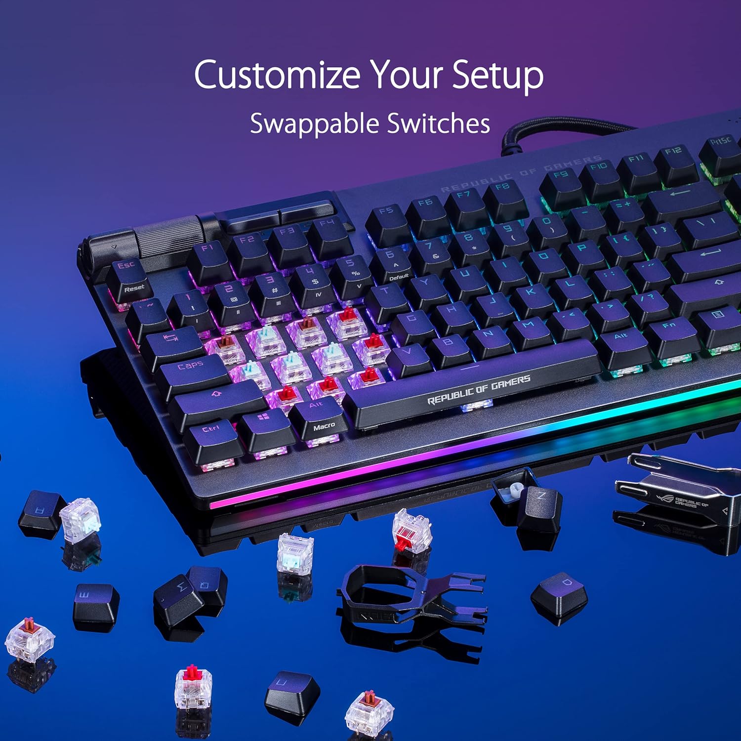 ASUS ROG Strix Flare II Animate Full-Size Gaming Keyboard - image 3