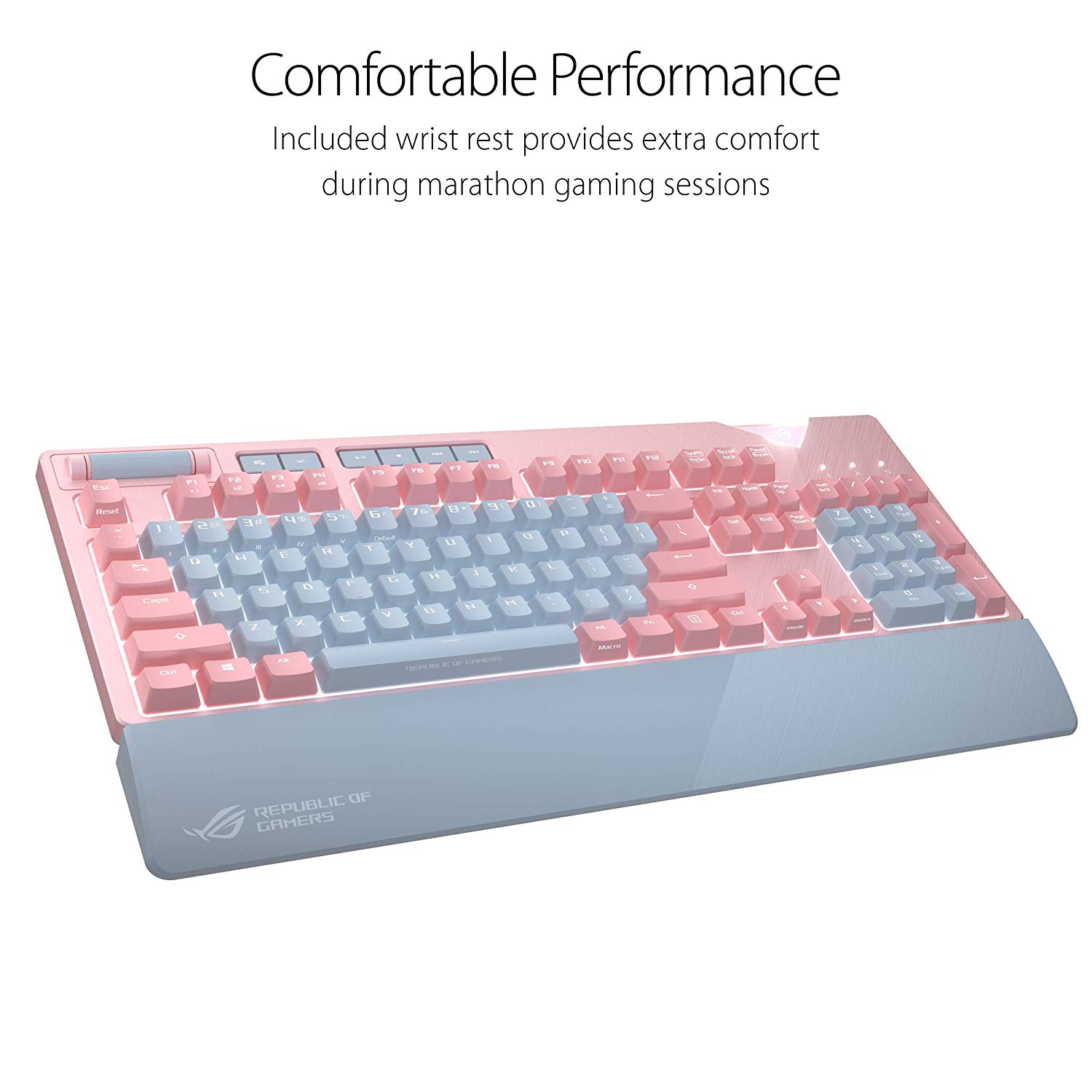 ASUS ROG Strix Flare PNK LTD Cherry MX RGB RED Keyboard - image 6