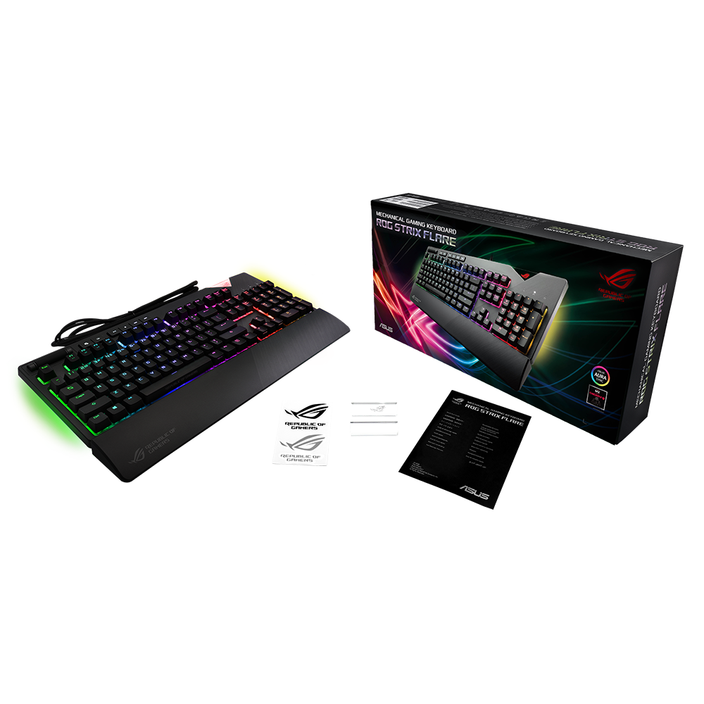 ASUS ROG Strix Flare Cherry MX RGB RED mechanical keyboard - image 6