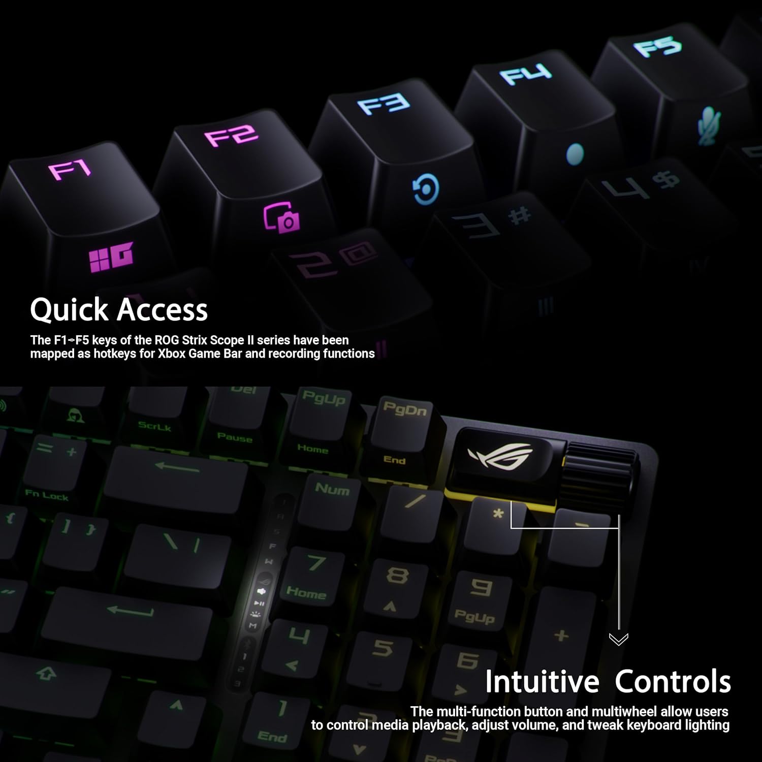 ASUS ROG Strix Scope II 96 Wireless NX Snow Black Gaming Keyboard - image 6