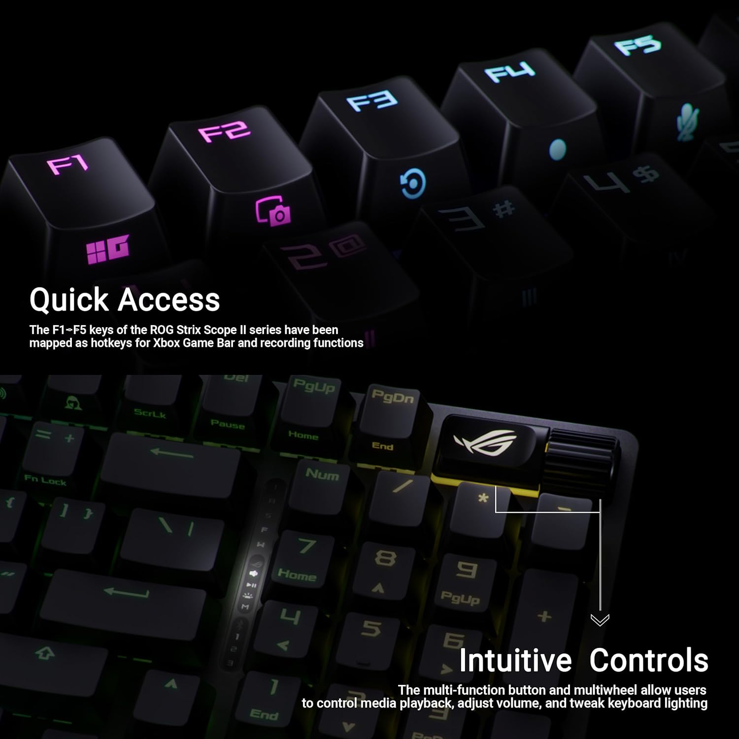 ASUS ROG Strix Scope II 96 Wireless NX Snow White Gaming Keyboard - image 7