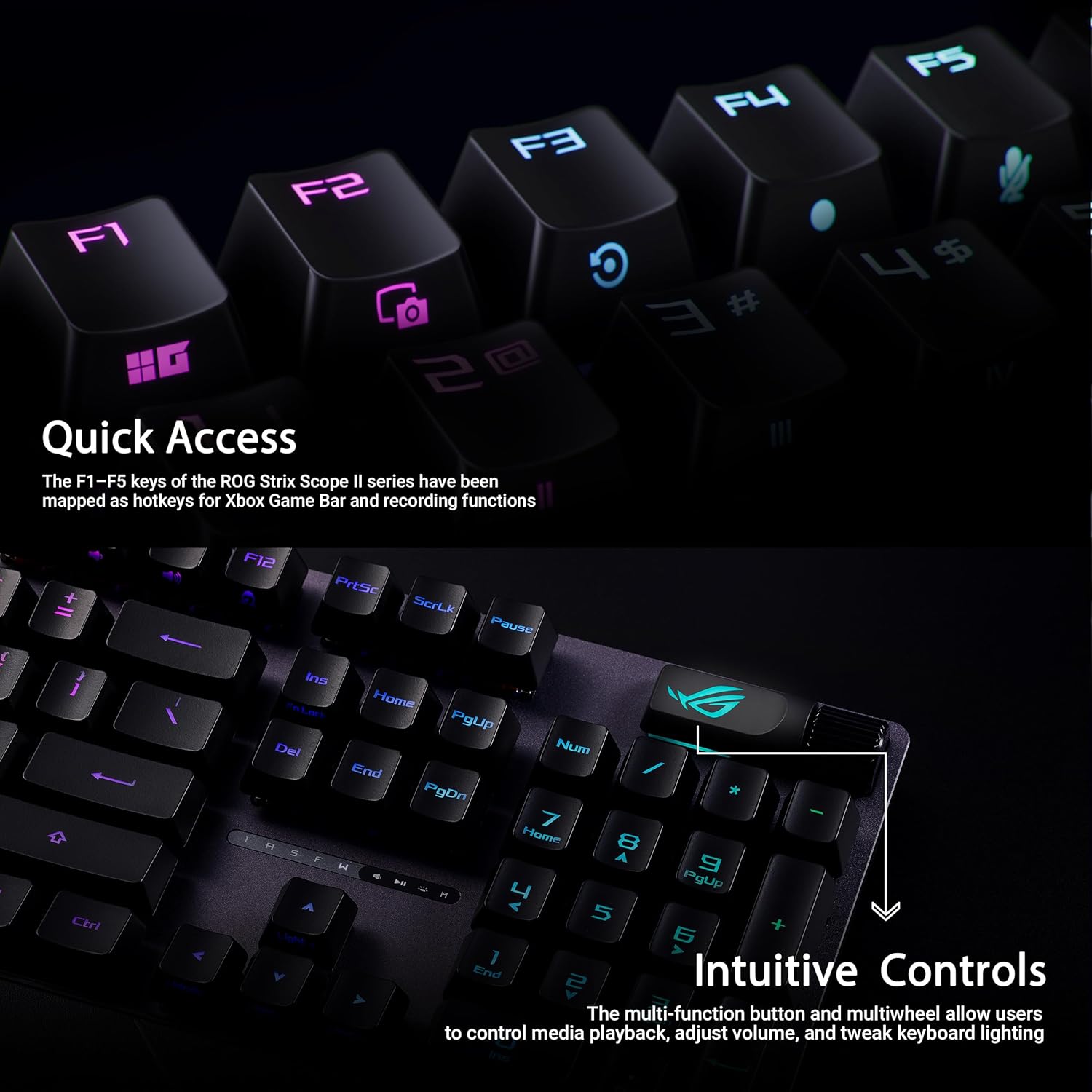 ASUS ROG Strix Scope II NX Storm Full-Size Gaming Keyboard - image 6