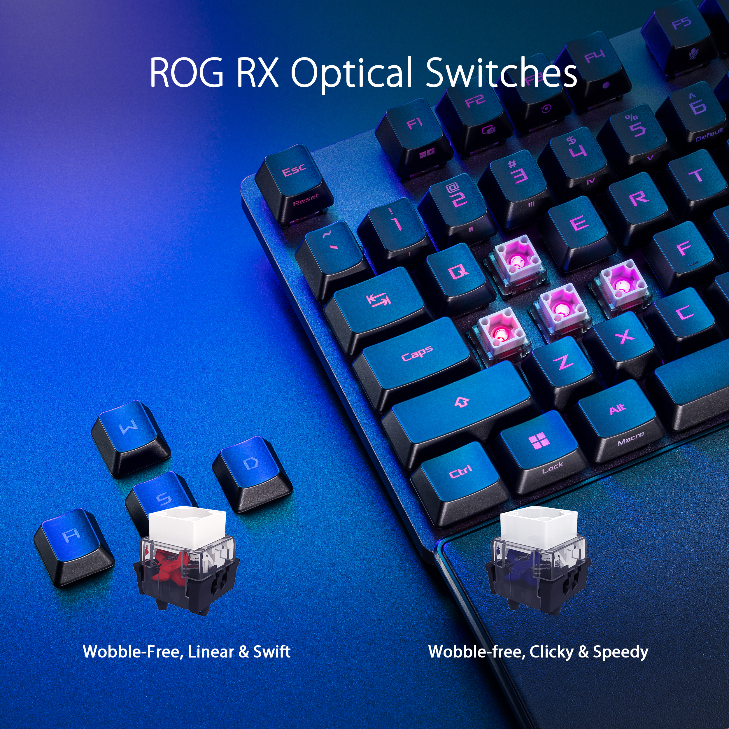 ASUS ROG Strix Scope II RX Red Full-Size Gaming Keyboard - image 2
