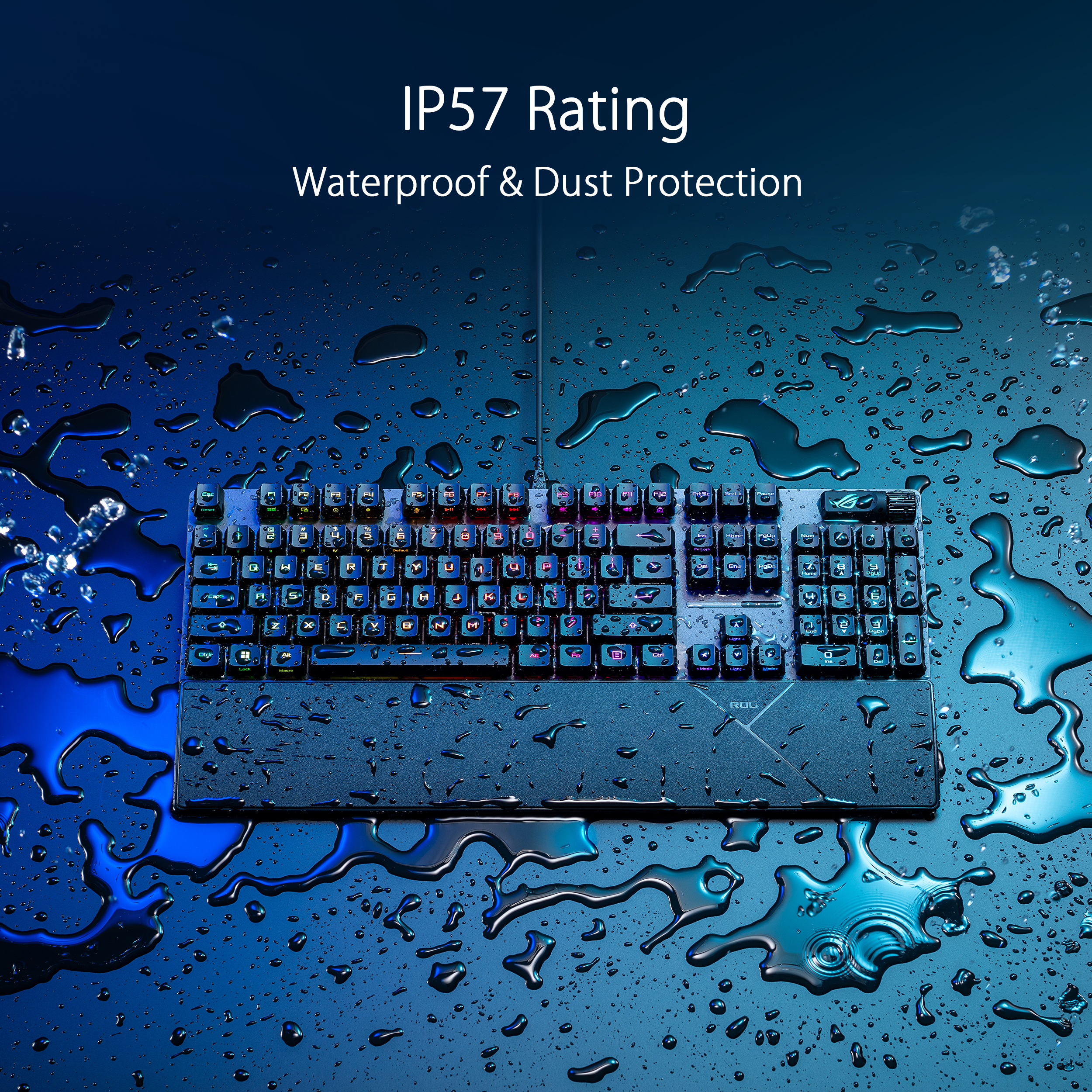 ASUS ROG Strix Scope II RX Red Full-Size Gaming Keyboard - image 4