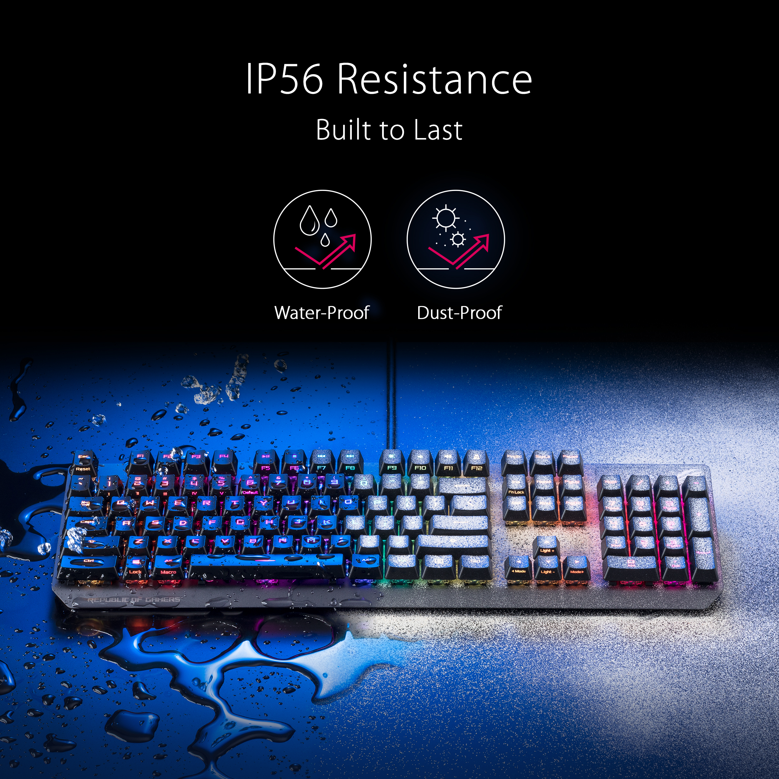 ASUS ROG Strix Scope RX RED Optical Mechanical Keyboard - image 3