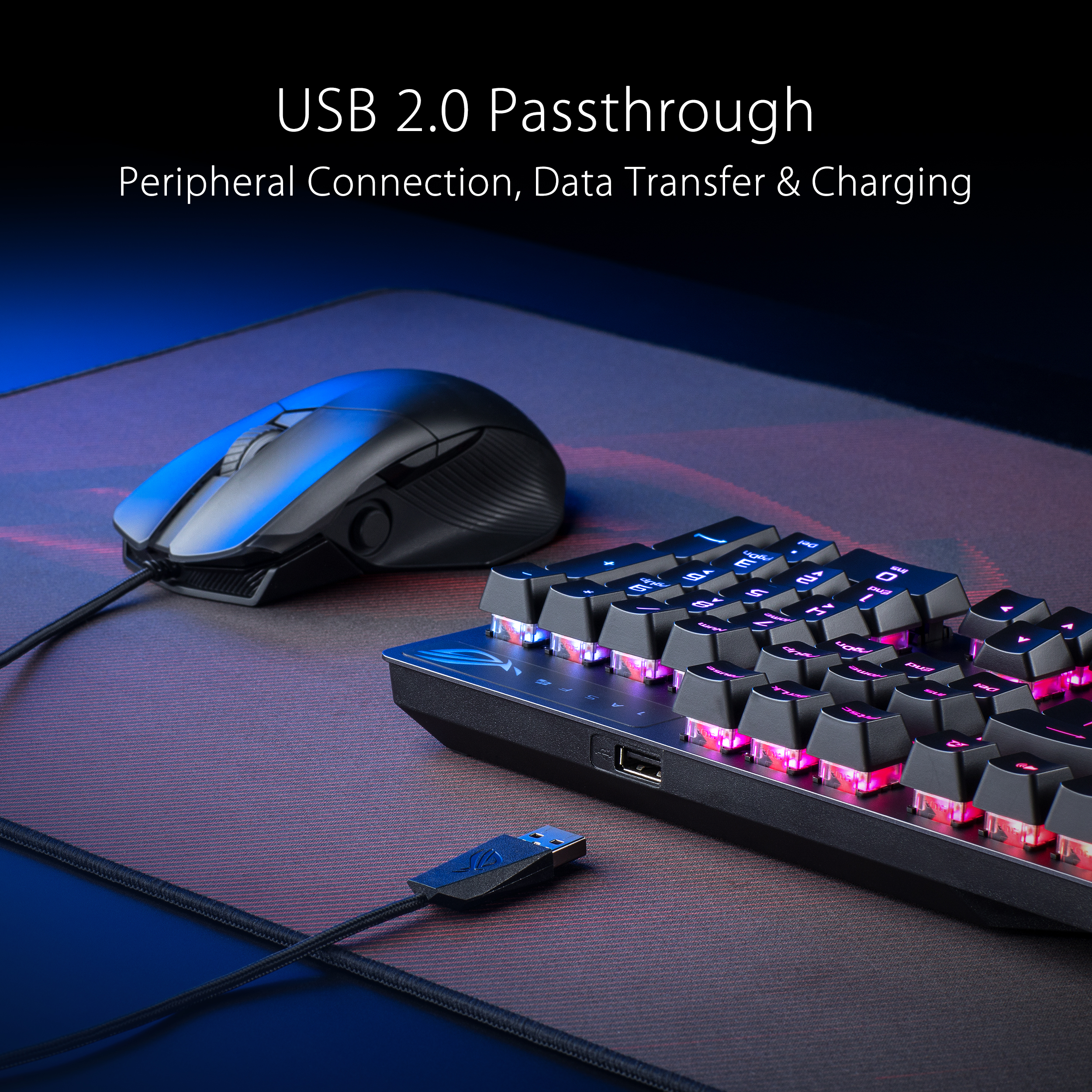 ASUS ROG Strix Scope RX RED Optical Mechanical Keyboard - image 4