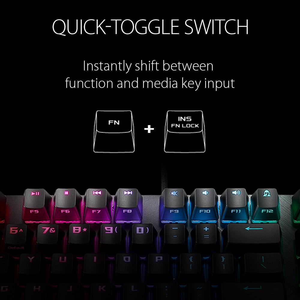 ASUS ROG Strix Scope TKL Deluxe Cherry MX RED keyboard - image 4