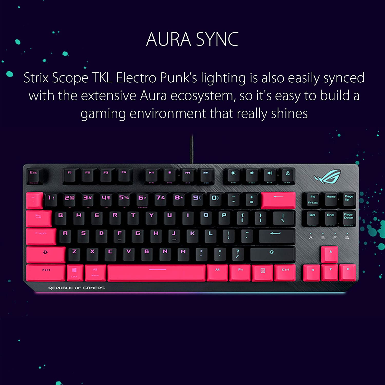 ASUS Scope TKL E-Punk Mechanical Keyboard Red - image 3