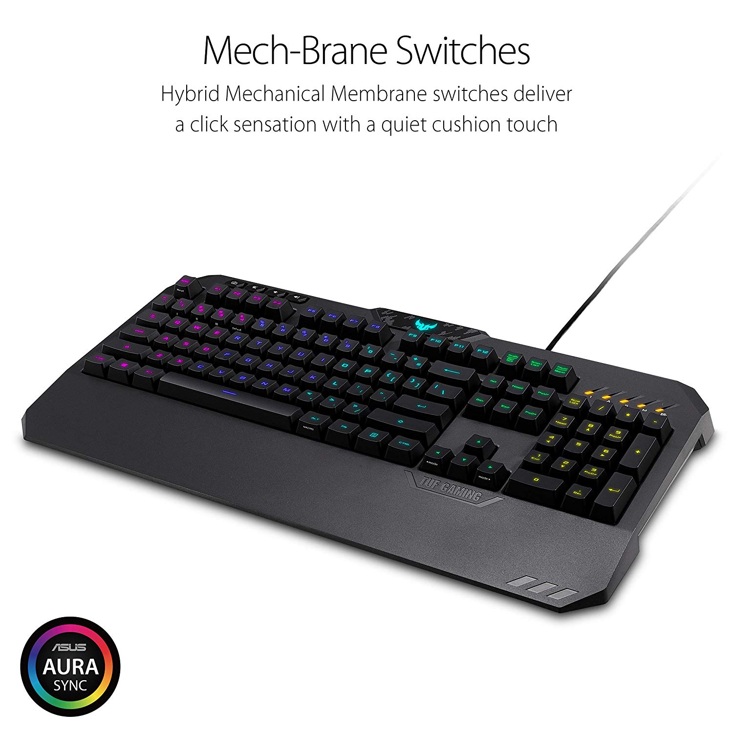 ASUS TUF Gaming K5 RGB Mech-Brane Keyboard - image 2