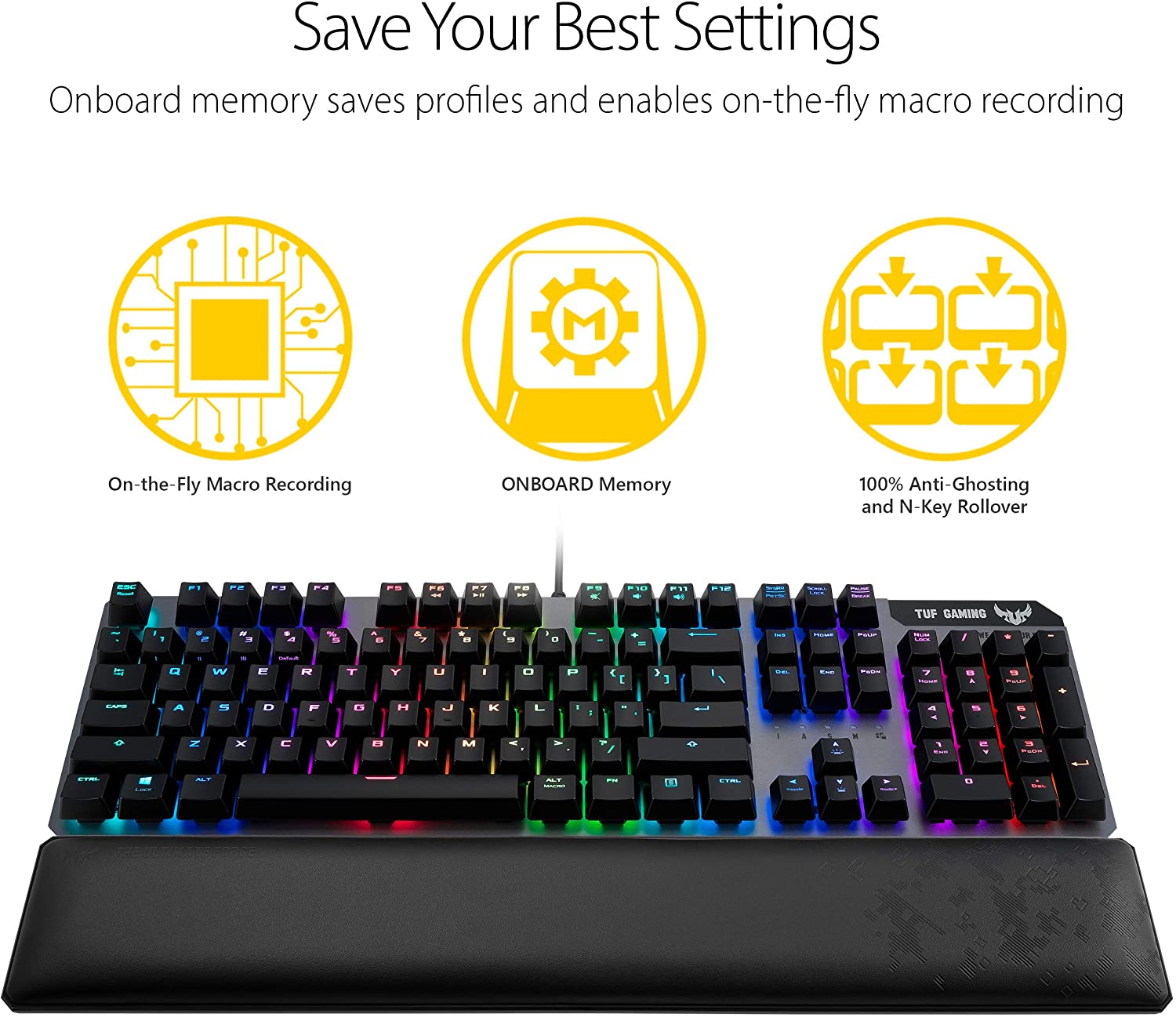 ASUS TUF Gaming K7 Tactile Optical-Mech Keyboard - image 6