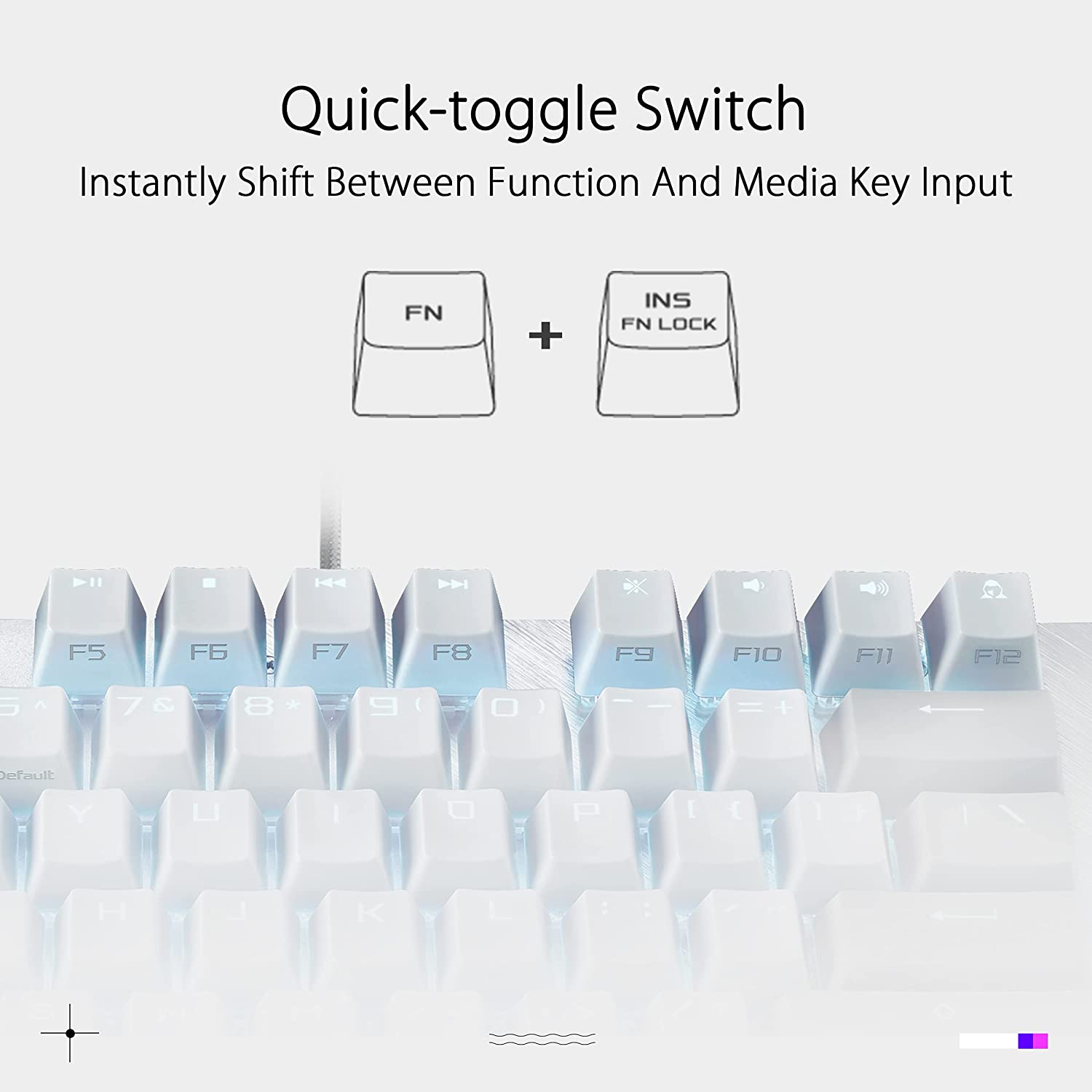 ASUS ROG Strix Scope NX TKL Moonlight White RED switches - image 6