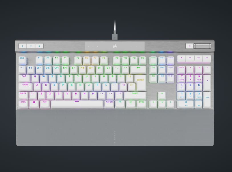 Corsair K70 RGB PRO White Mechanical Gaming Keyboard - image 2