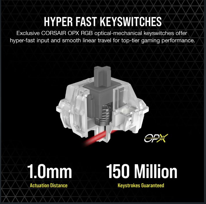 Corsair K70 RGB PRO White Mechanical Gaming Keyboard - image 3