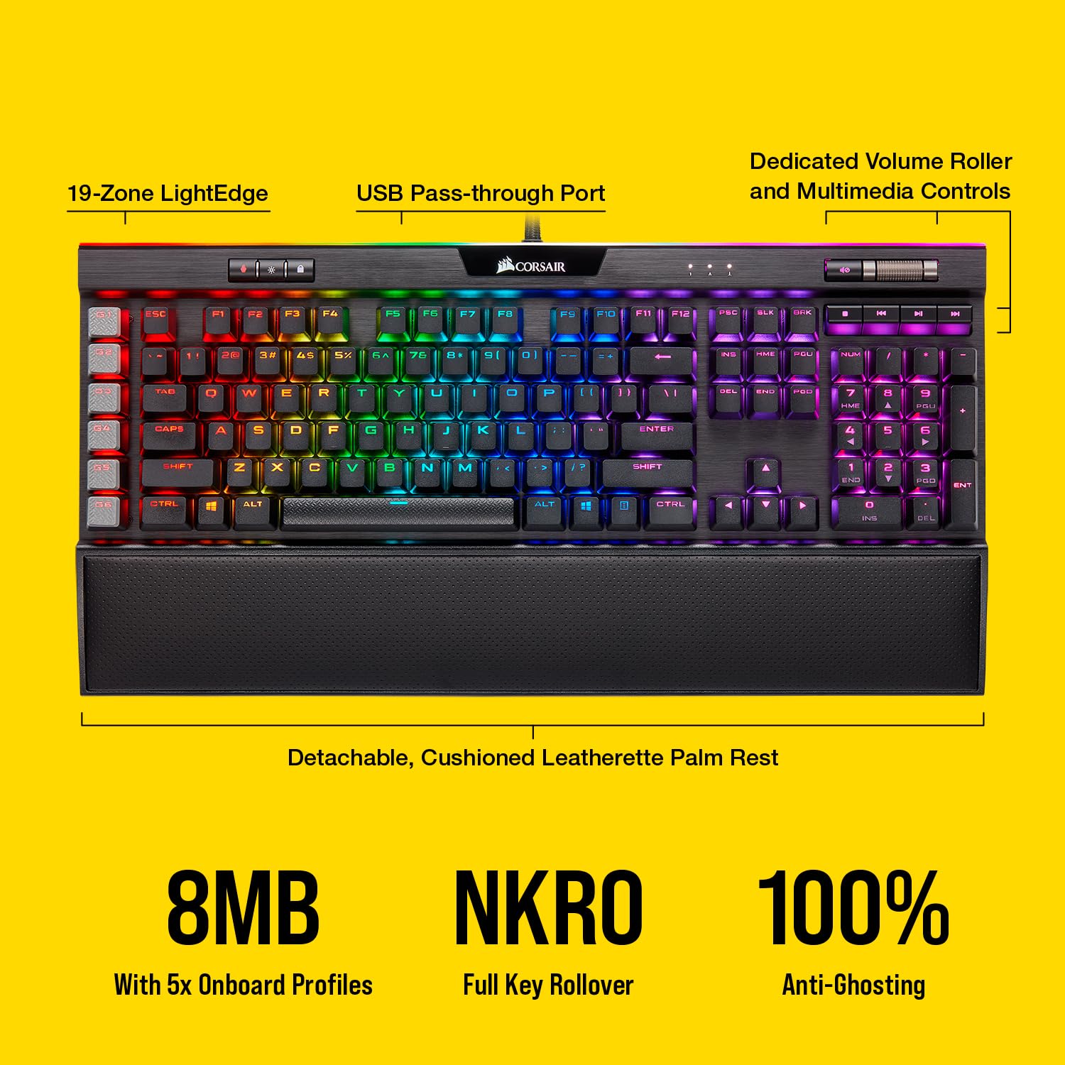 Corsair K95 RGB Mechanical Gaming Keyboard - image 8