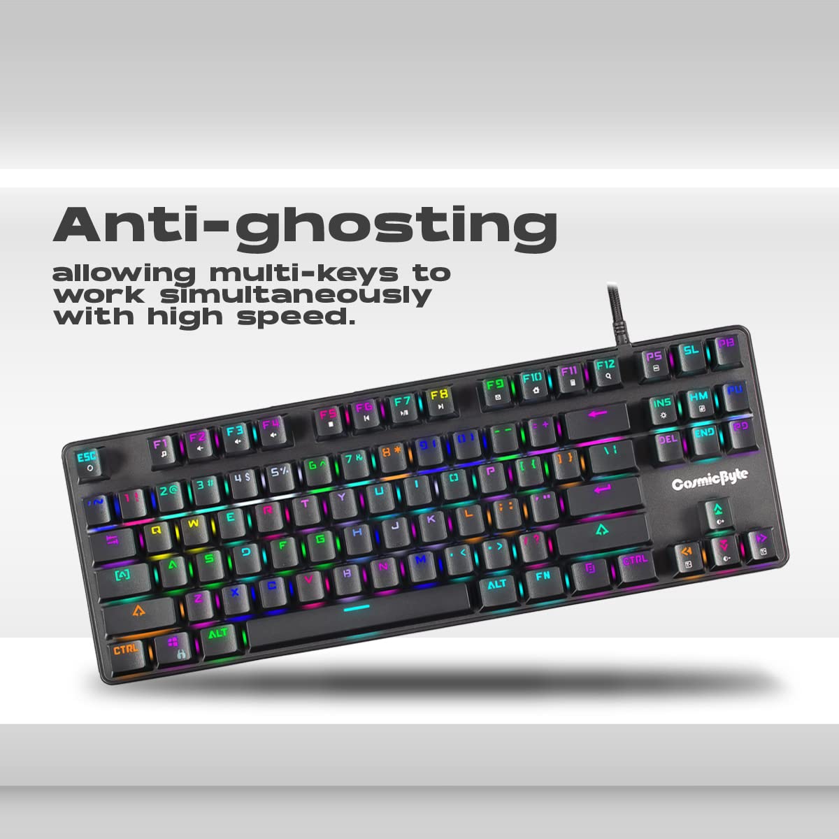 Cosmic Byte GK 16 Firefly RGB TKL Mechanical Keyboard - image 5