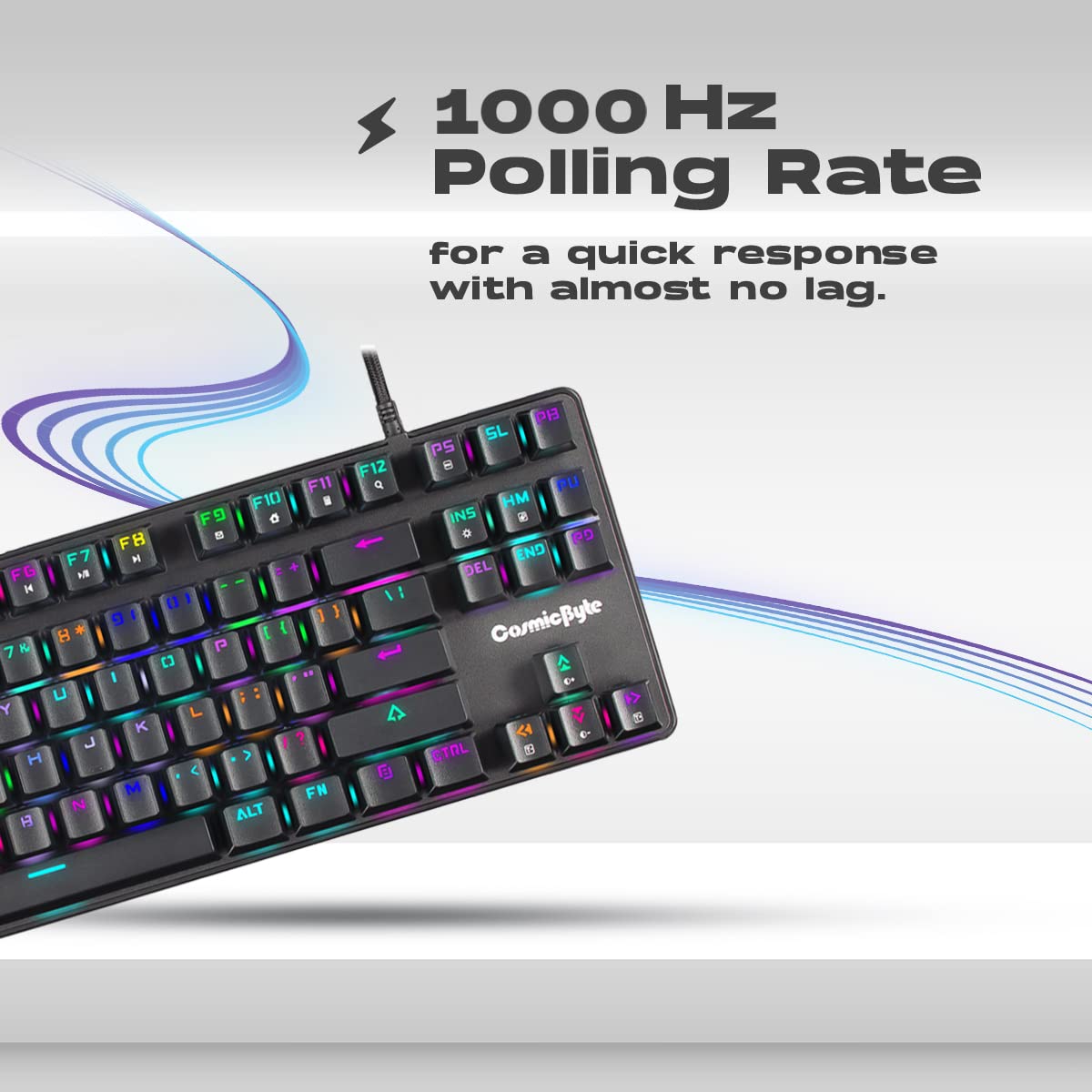 Cosmic Byte GK 16 Firefly RGB TKL Mechanical Keyboard - image 6