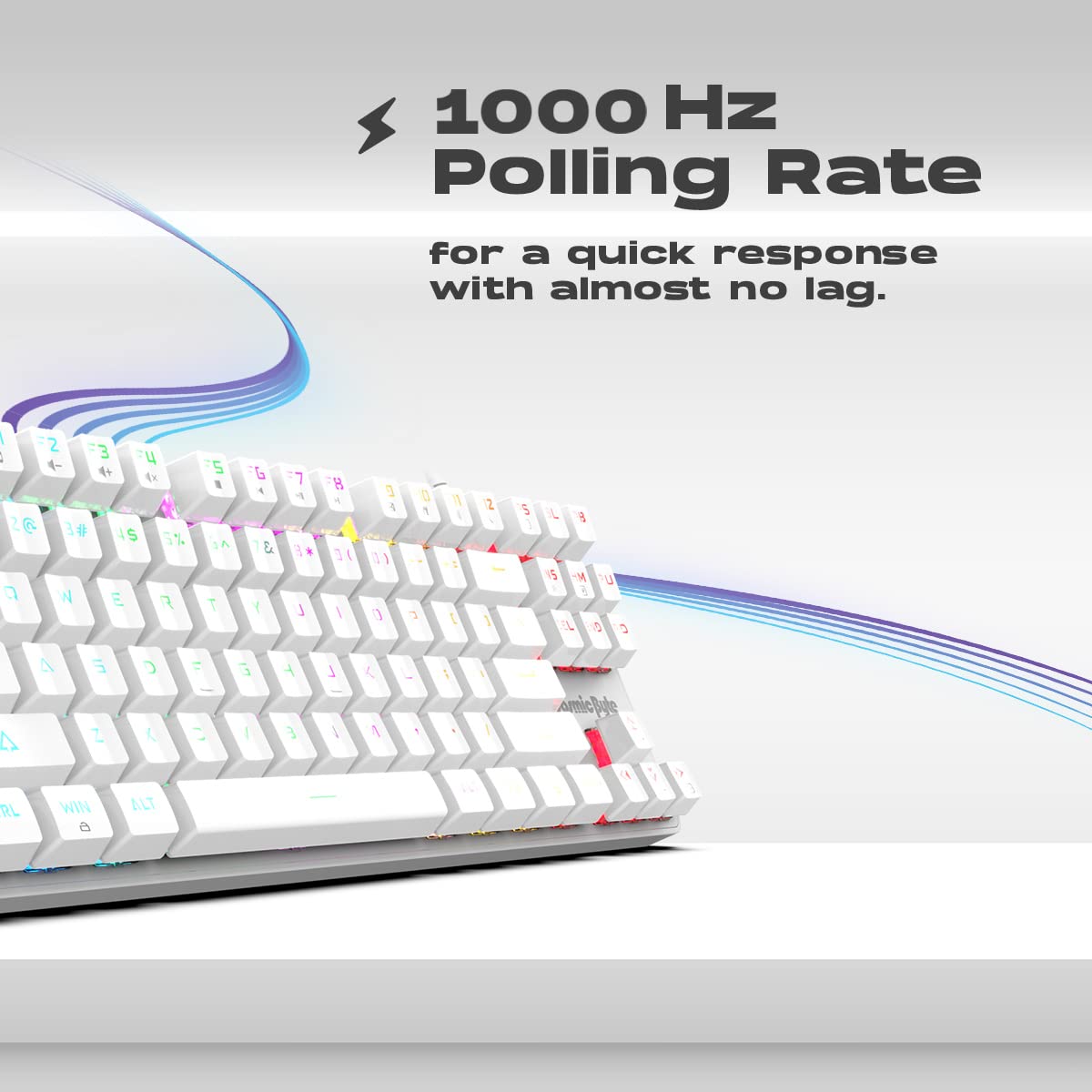 Cosmic Byte GK 37 Firefly White TKL Mechanical Keyboard - image 6