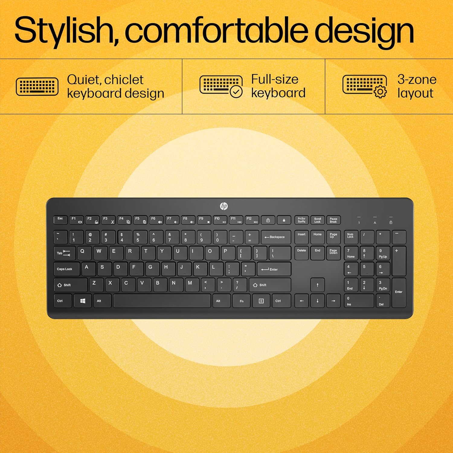 HP 230 Wireless Keyboard and Mouse Combo Black - image 3