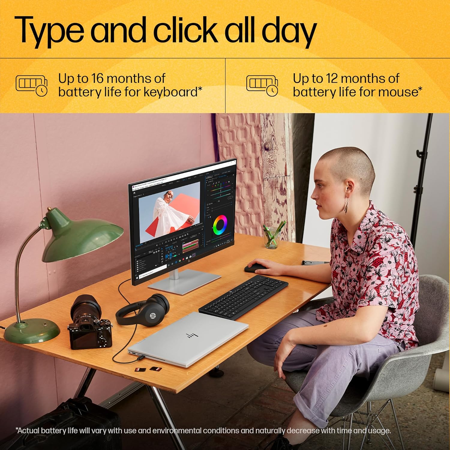 HP 230 Wireless Keyboard and Mouse Combo Black - image 5