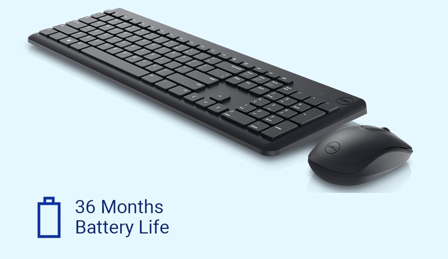 Dell KM3322W Wireless USB Keyboard and Mouse Combo - image 4