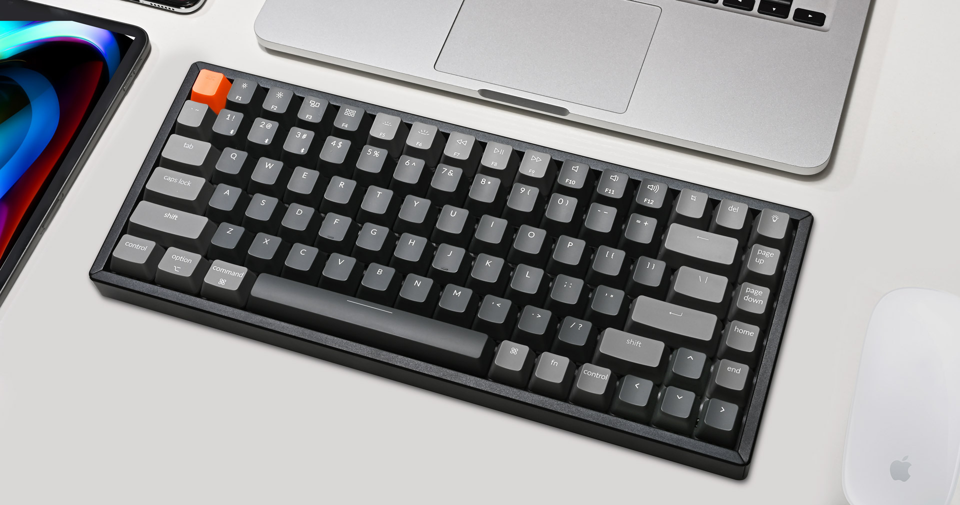 Keychron K2 Wireless White Backlight Brown Switch Keyboard - image 3