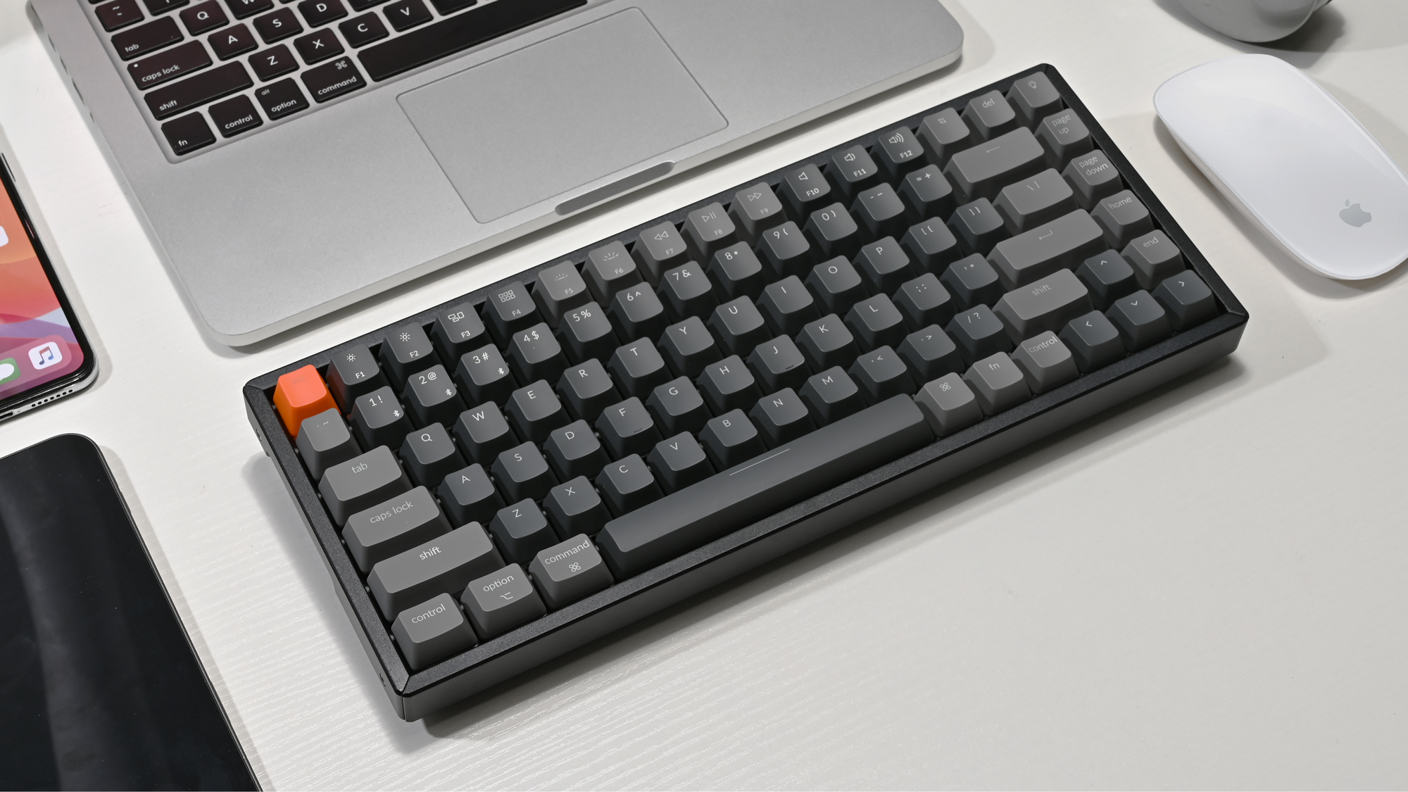 Keychron K2 Wireless White Backlight Brown Switch Keyboard - image 4