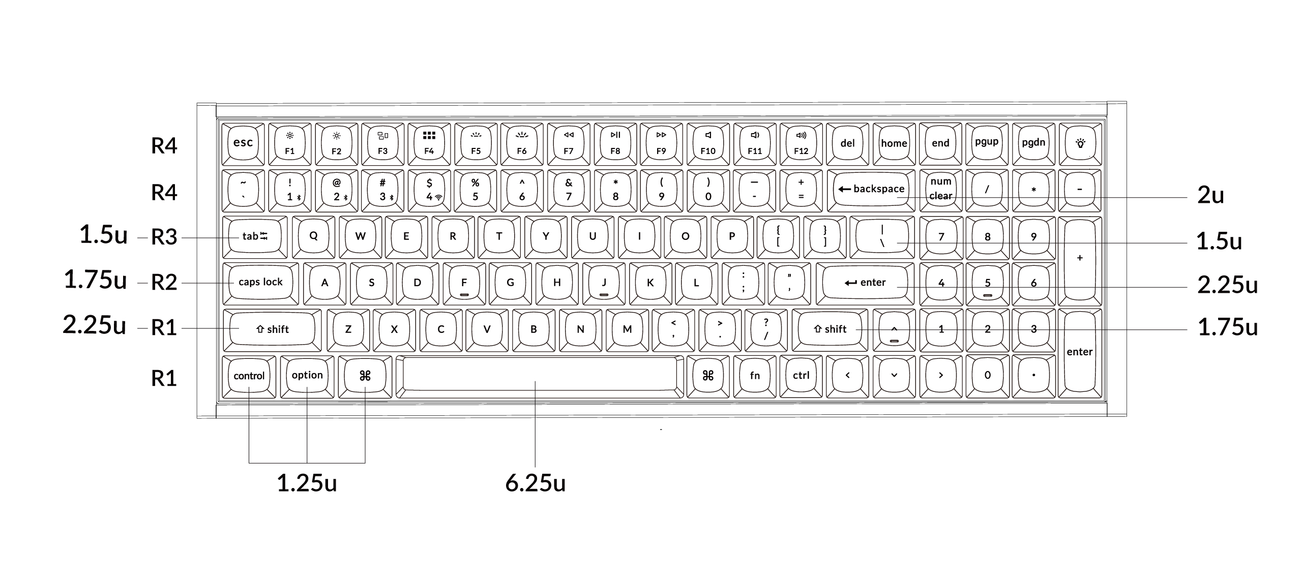 Keychron K4 HE Wireless Magnetic RGB Keyboard White - image 3