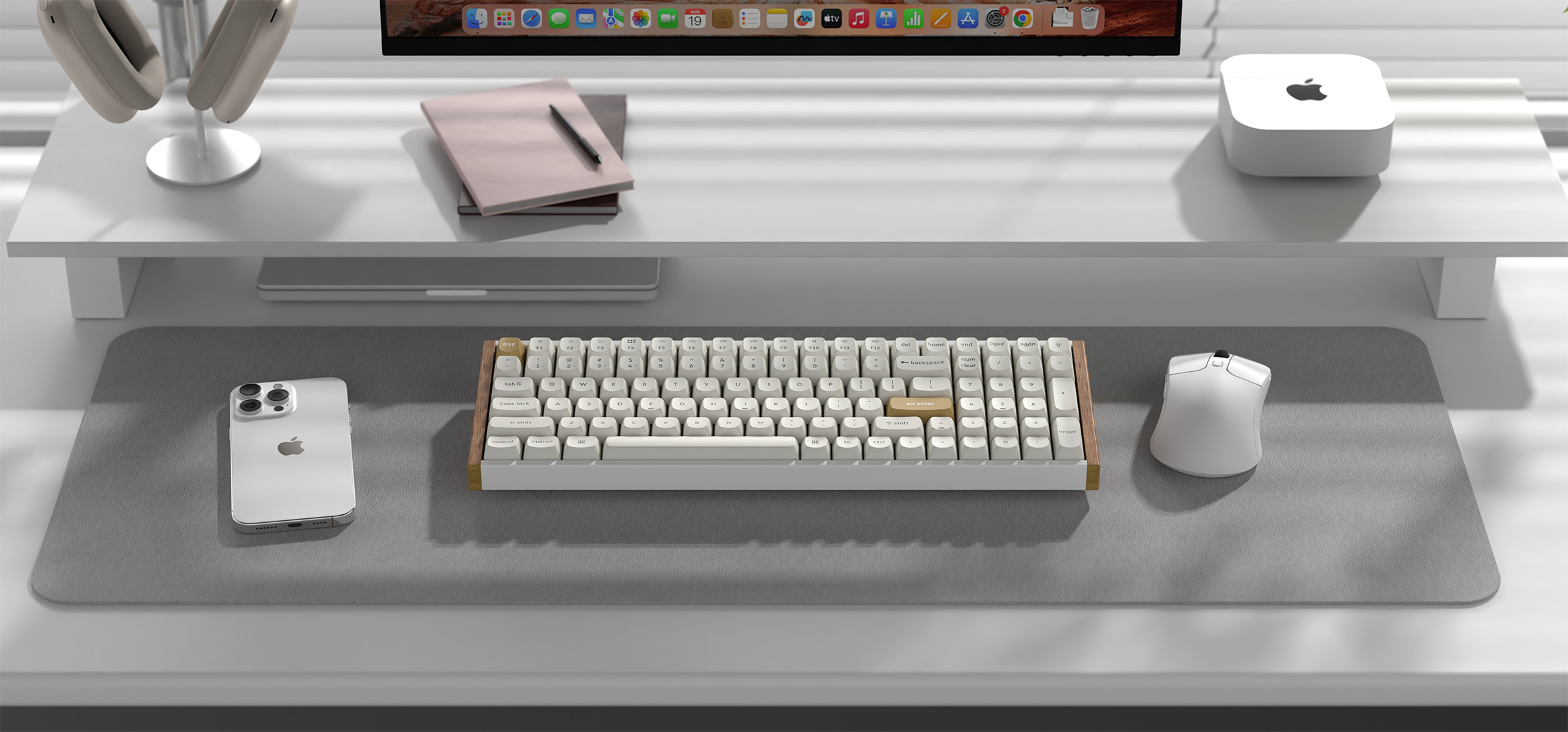 Keychron K4 HE Wireless Magnetic RGB Keyboard White - image 5