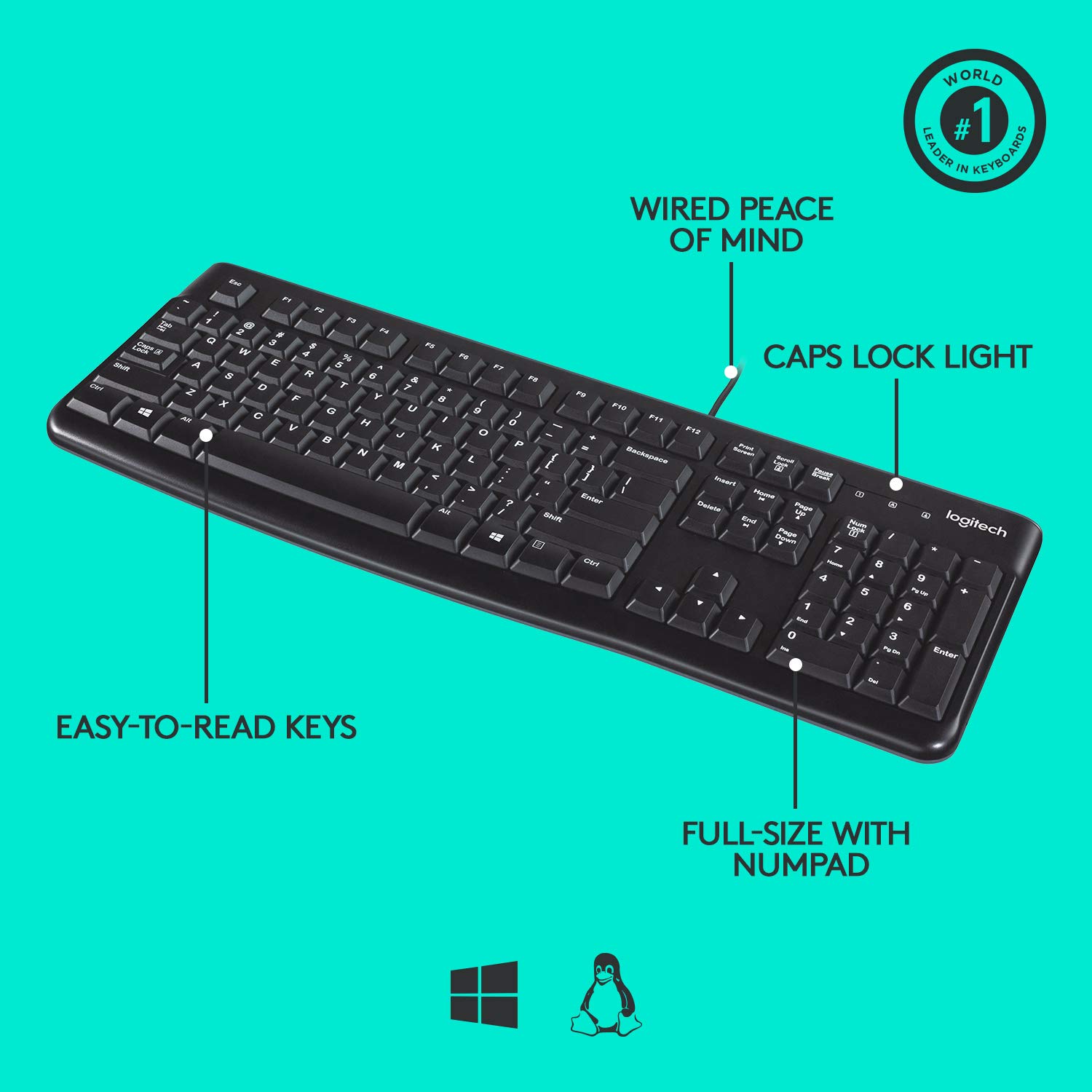 Logitech K120 USB Keyboard - image 6