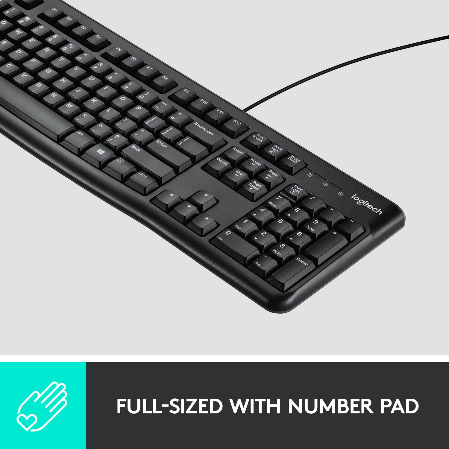 Logitech MK120 Wired USB Keyboard And Mouse Combo - image 4
