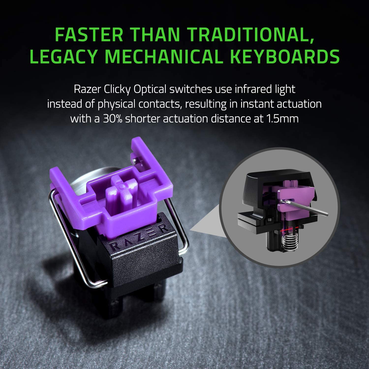 Razer Huntsman Mini Gaming Keyboard Red Linear - image 6