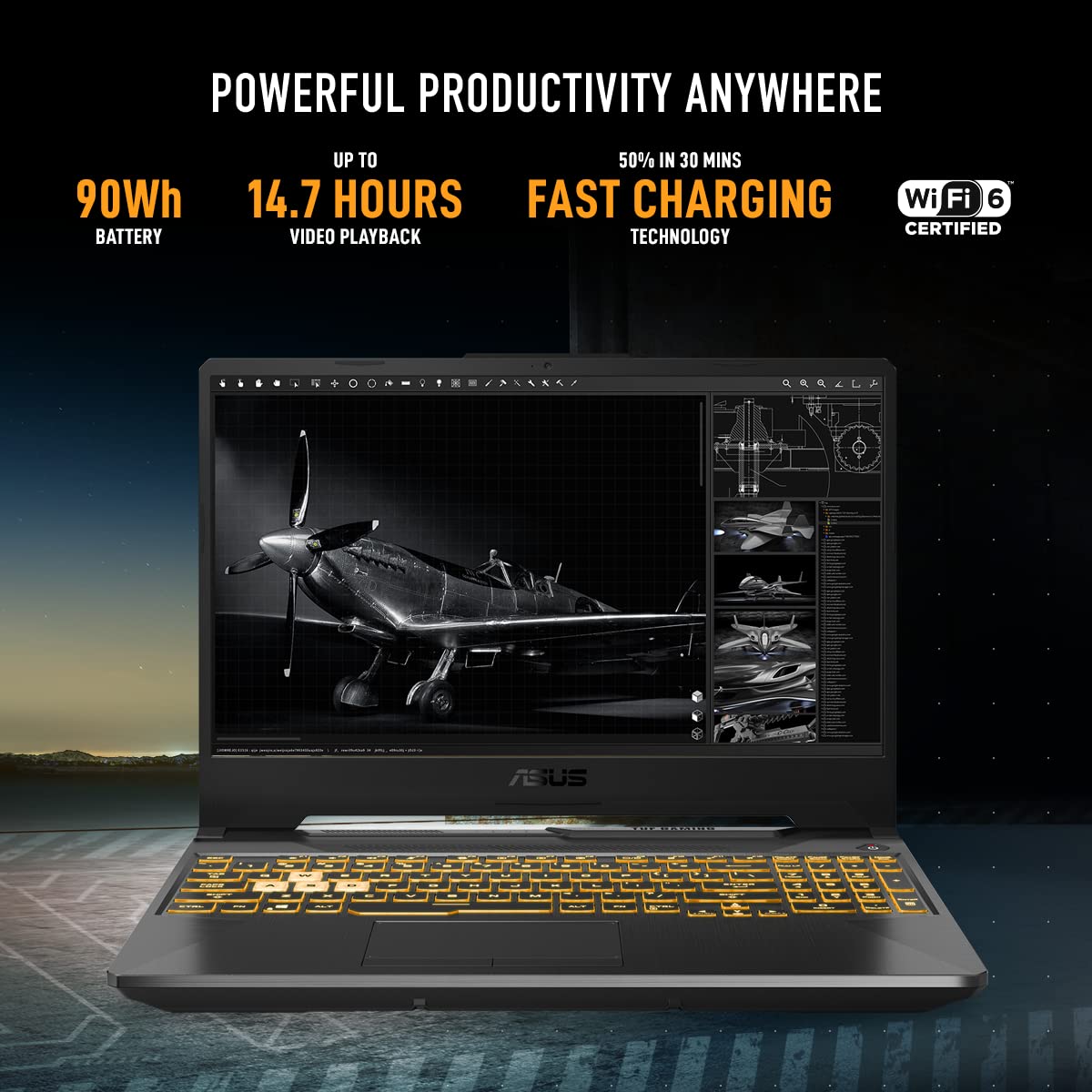 ASUS TUF Gaming F15 FX506HC-HN089WS Gaming Laptop - image 10