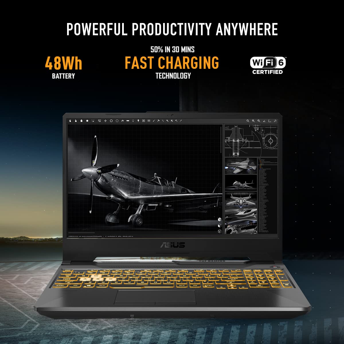 Asus Tuf Gaming F17 i5-11400H RTX2050 4GB 8GB 512GB - image 8