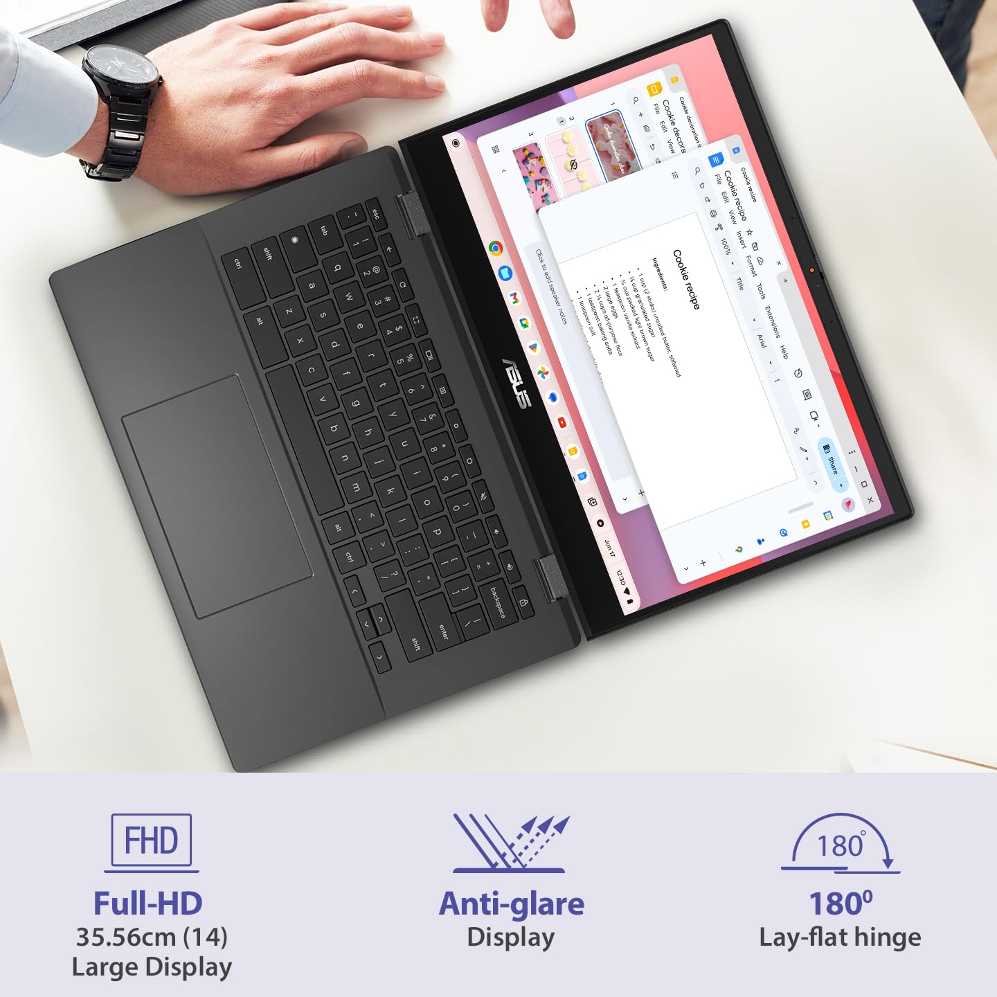 ASUS Chromebook CM14 CM1402CM2A-NK0129 Light Weight Laptop - image 6