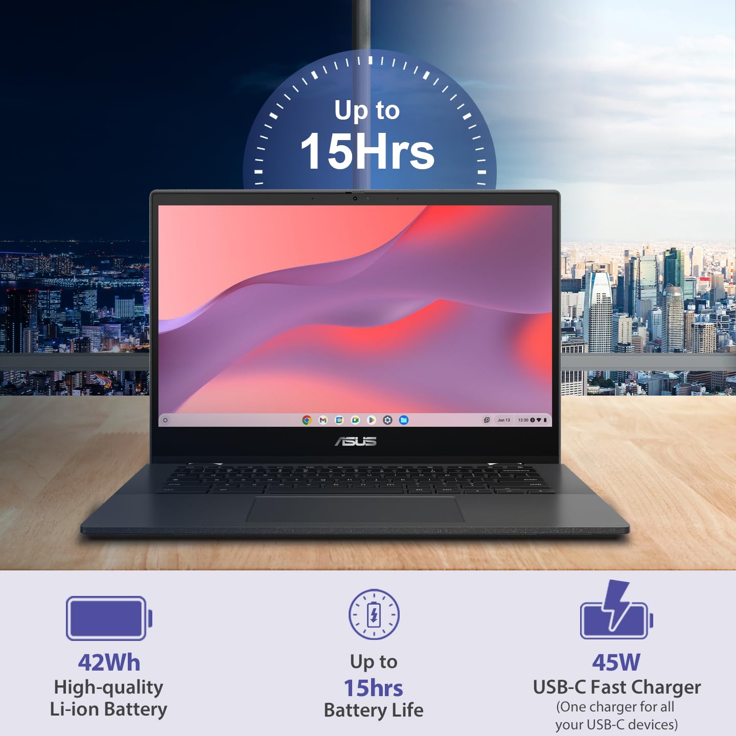 ASUS Chromebook CM14 CM1402CM2A-NK0129 Light Weight Laptop - image 7