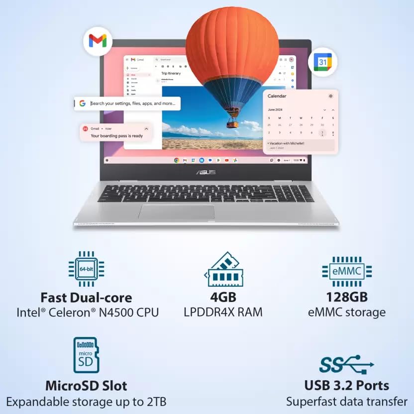 ASUS Chromebook Flip CX1 CX1500CKA-NJ0413 Light Weight Laptop - image 3