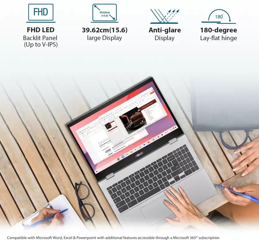 ASUS Chromebook Flip CX1 CX1500CKA-NJ0413 Light Weight Laptop - image 6