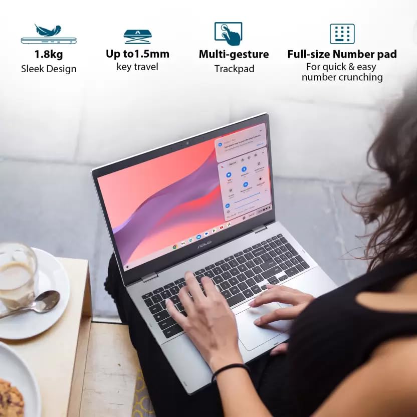 ASUS Chromebook Flip CX1 CX1500CKA-NJ0413 Light Weight Laptop - image 7