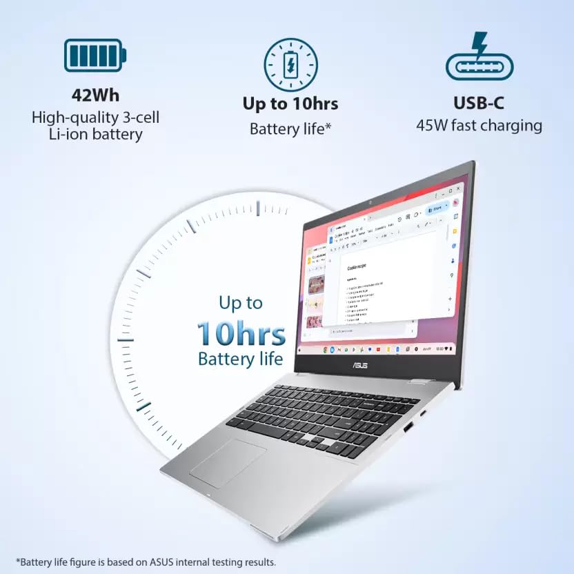 ASUS Chromebook Flip CX1 CX1500CKA-NJ0413 Light Weight Laptop - image 8