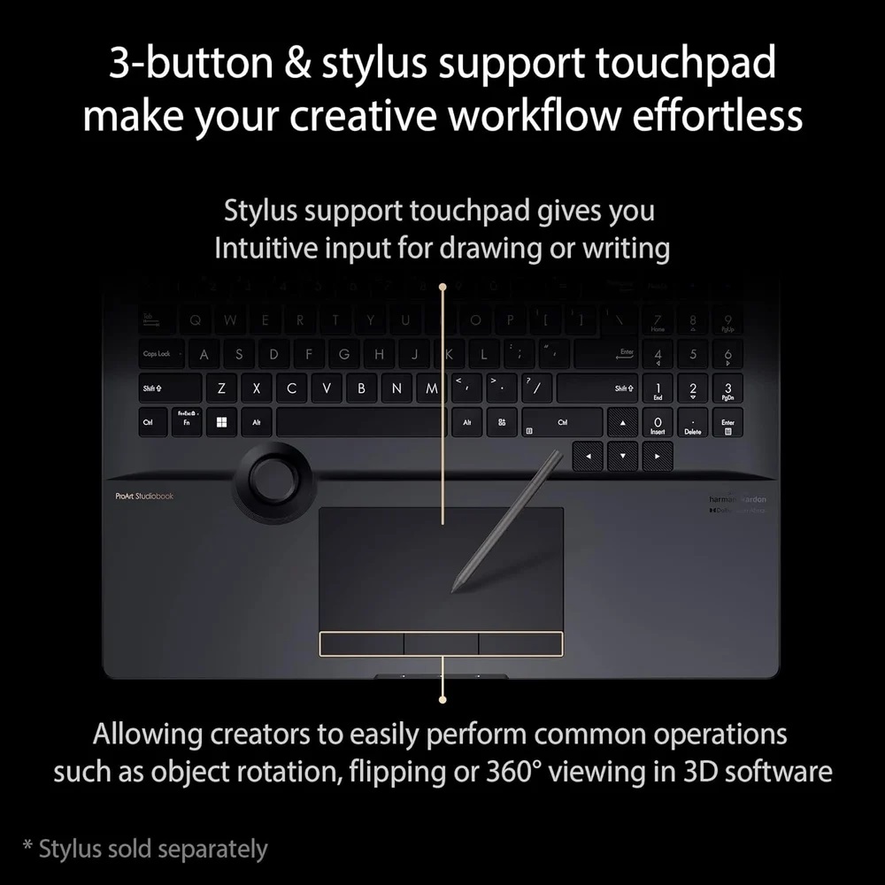 ASUS ProArt Studiobook 16 OLED H7600ZW-L911WS Laptop - image 4