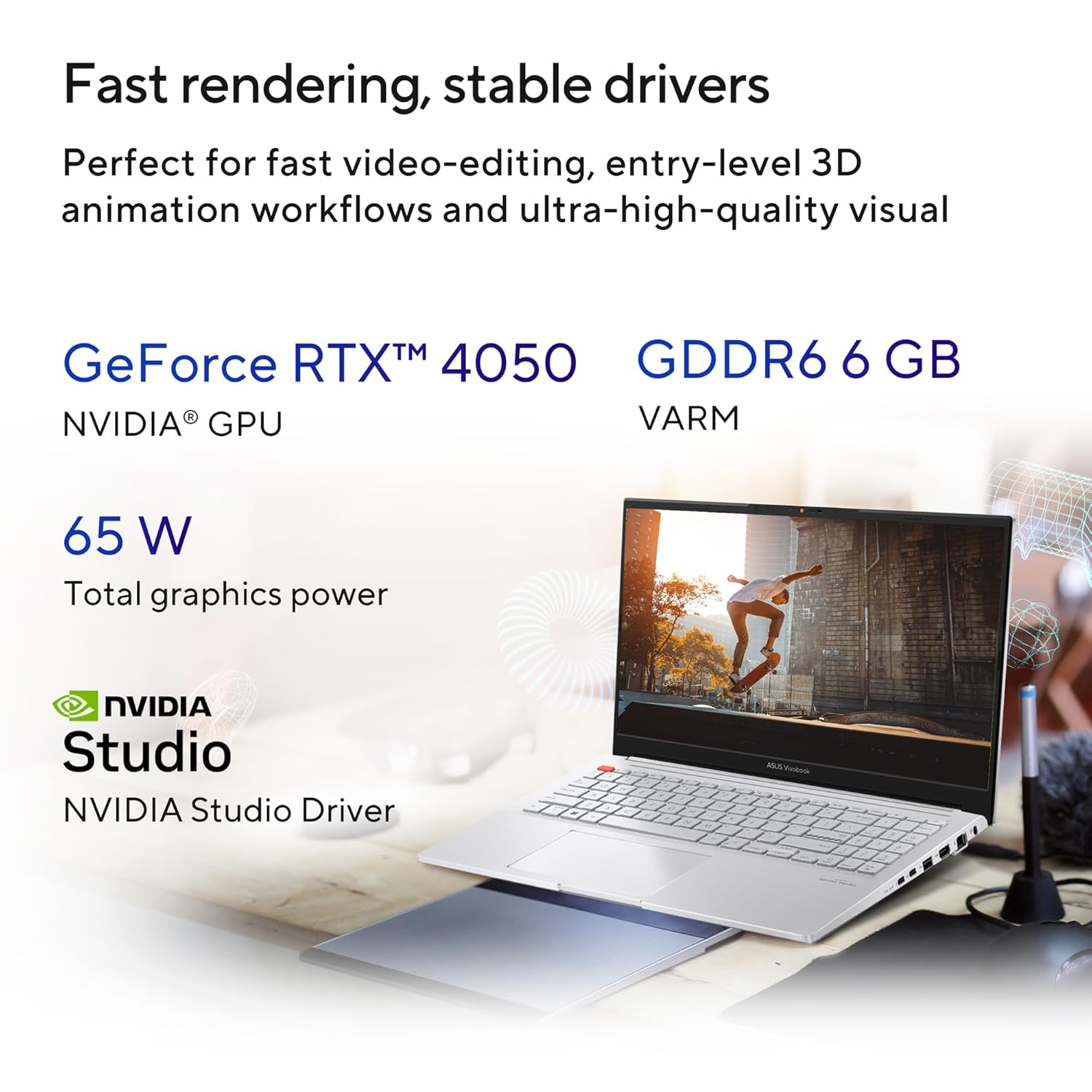 ASUS Vivobook Pro 15 OLEDK6502VU-MA542WS Light Weight Laptop - image 3