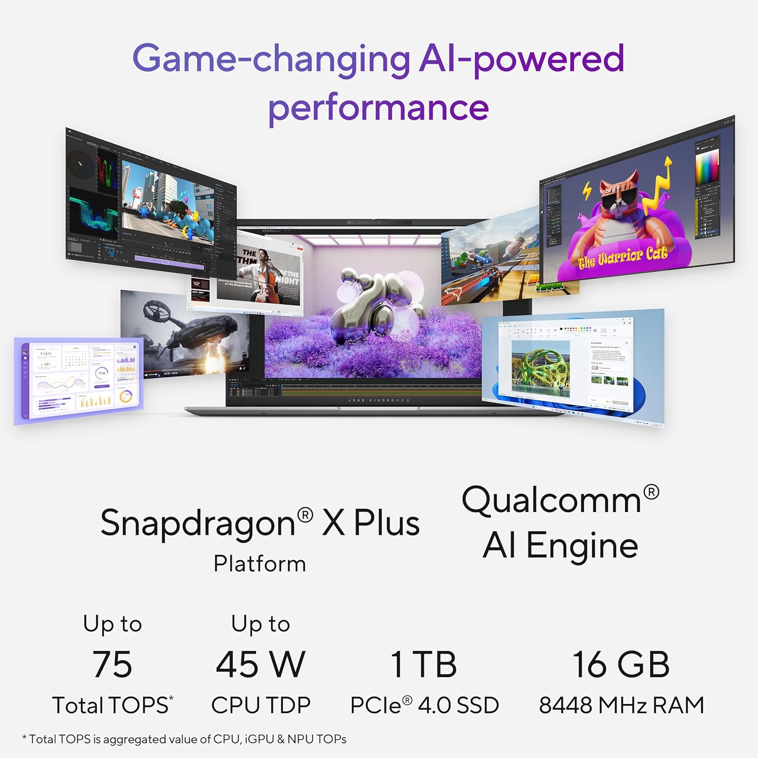ASUS Vivobook S 15 OLED S5507QA-MA551WS AI Powered Laptop - image 2