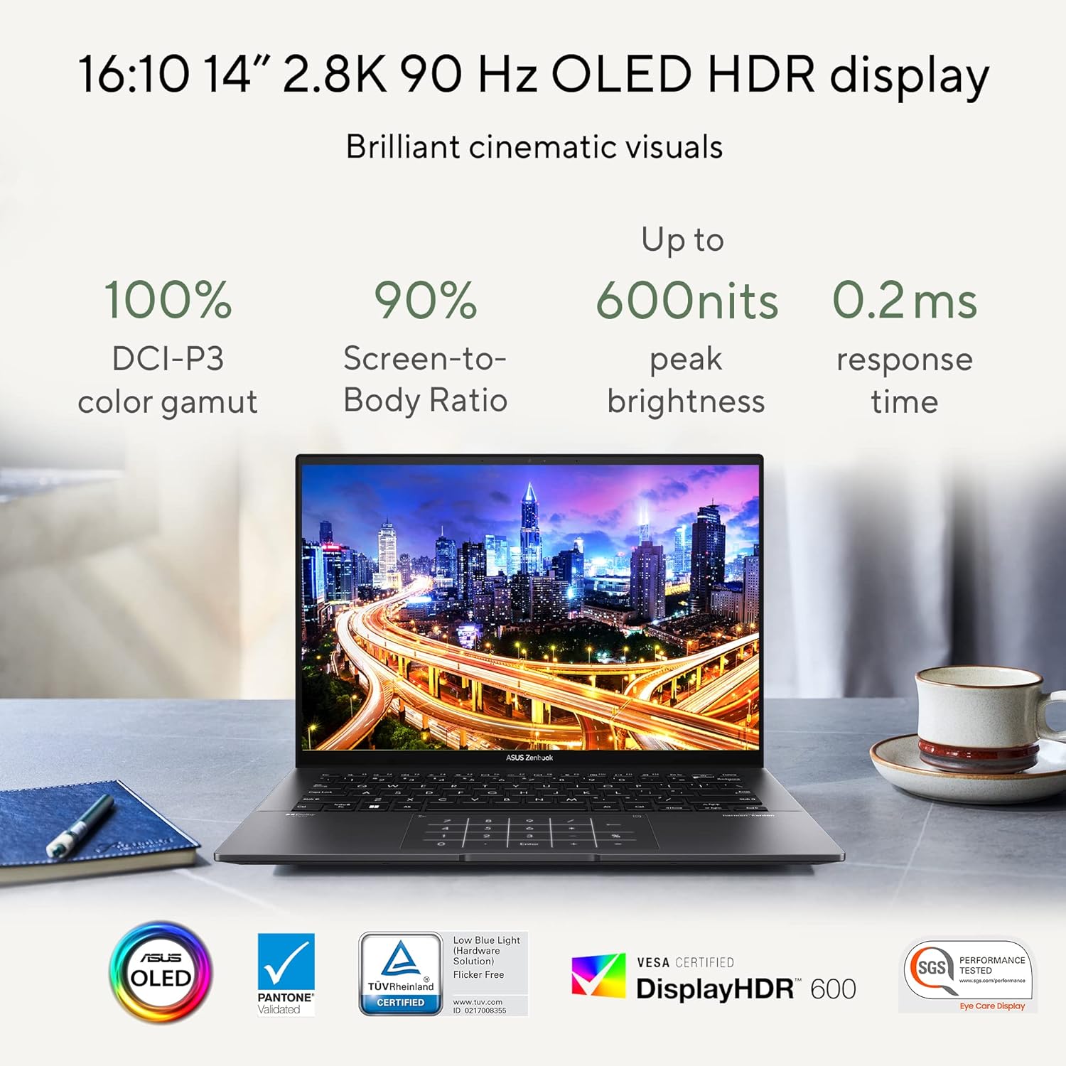 ASUS Zenbook 14 OLED UM3402YA-KM541WS Light Weight Laptop - image 2