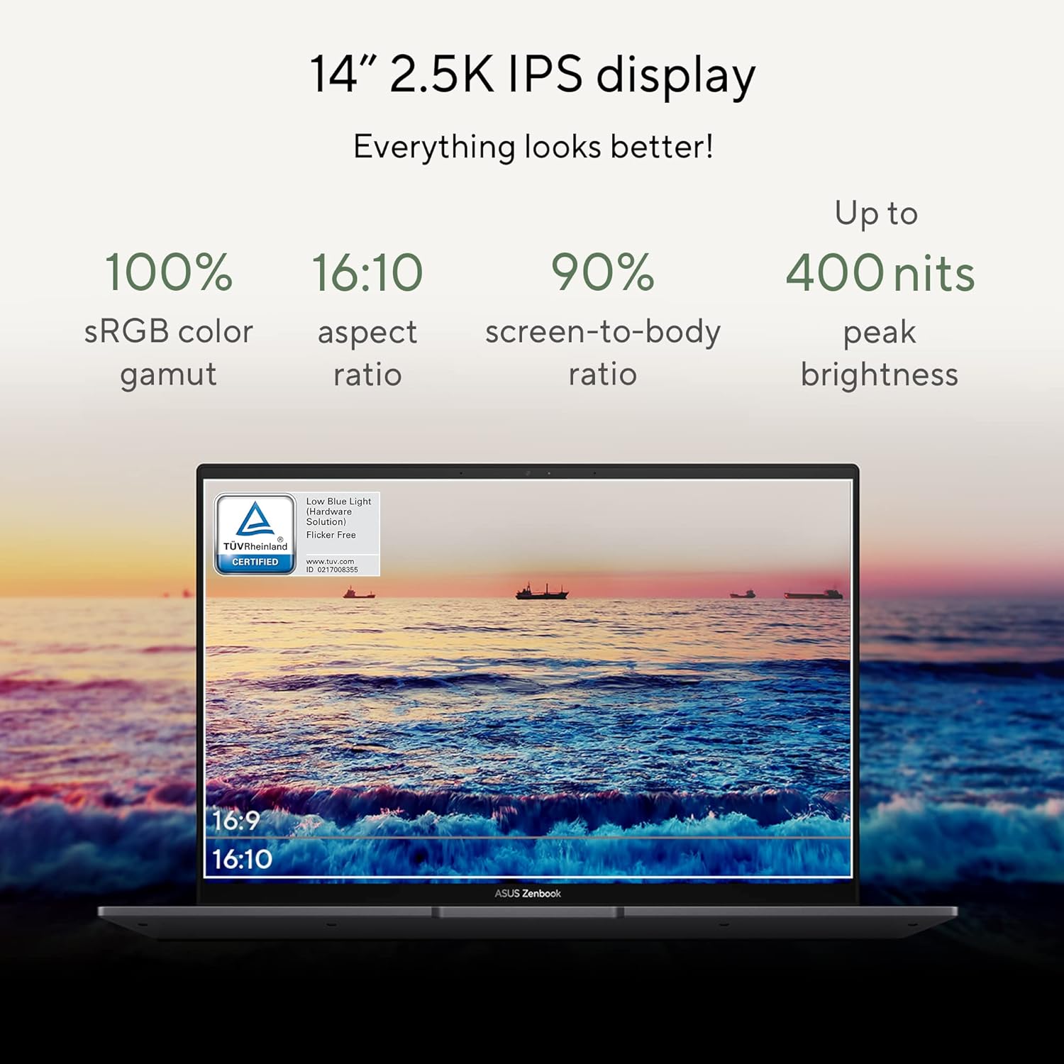 ASUS Zenbook 14 UM3402YA-KP751WS Light Weight Laptop - image 2