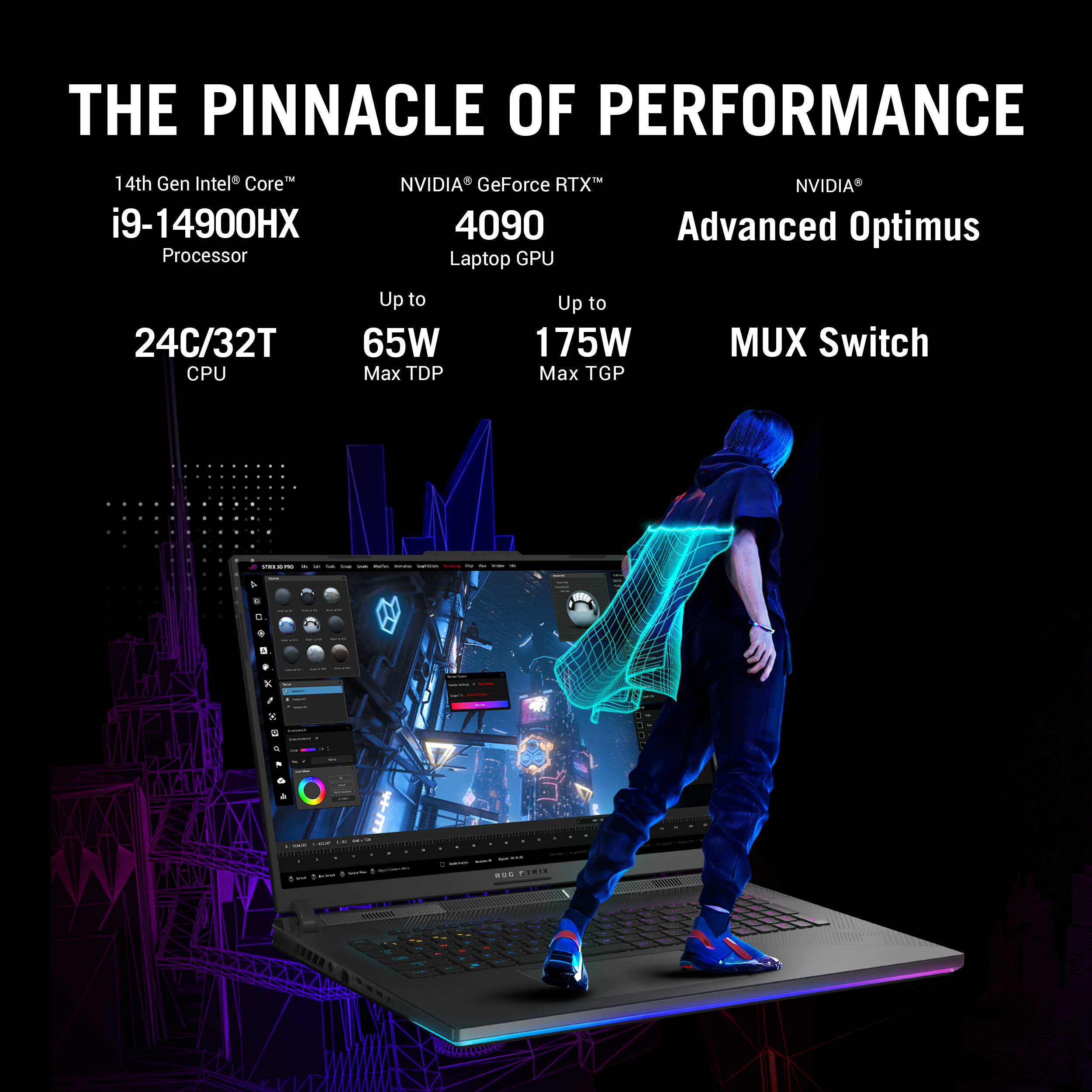 ASUS ROG Strix SCAR 18 G834JYR-RA001WS Gaming Laptop - image 2
