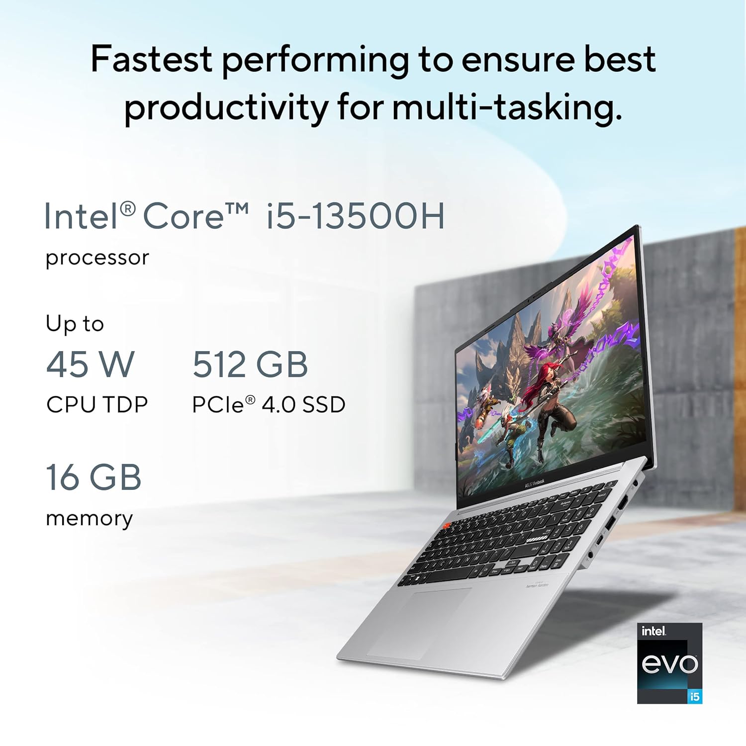 ASUS Vivobook S 15 OLED S5504VA-MA543WS Gaming Laptop - image 3