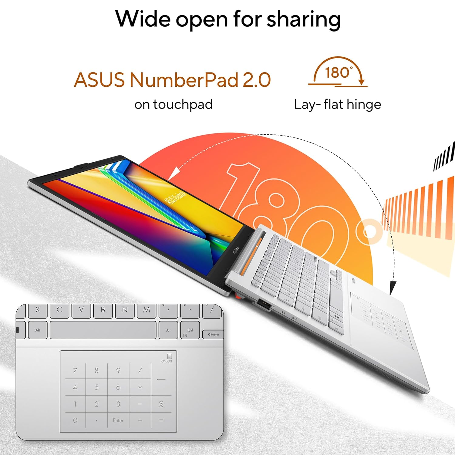 Asus VivoBook Go 14 Ryzen 5 7520U 8GB 512GB Cool Silver Laptop - image 6
