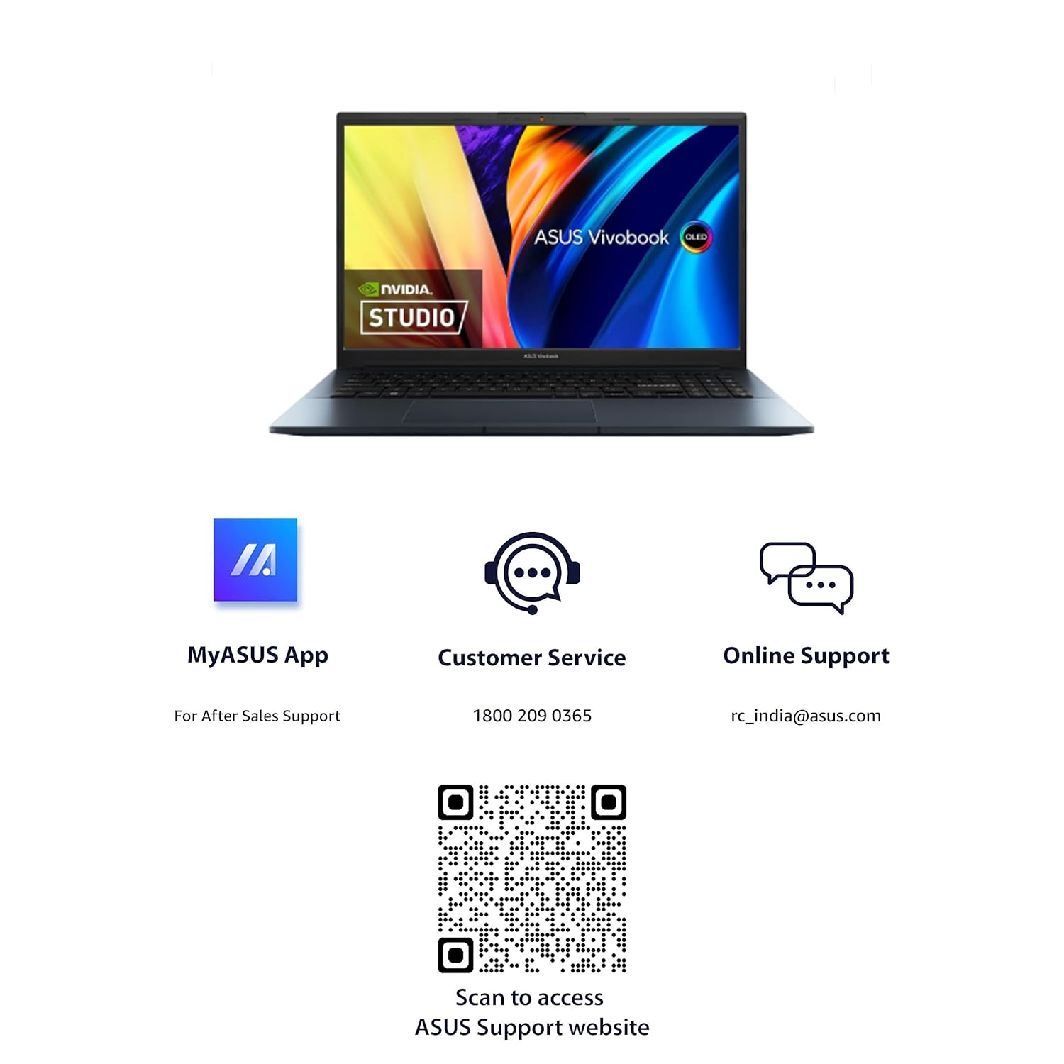 Asus Vivobook Pro 15 OLED K6500ZE-L501WS 16GB 512GB Win11 Office - image 6