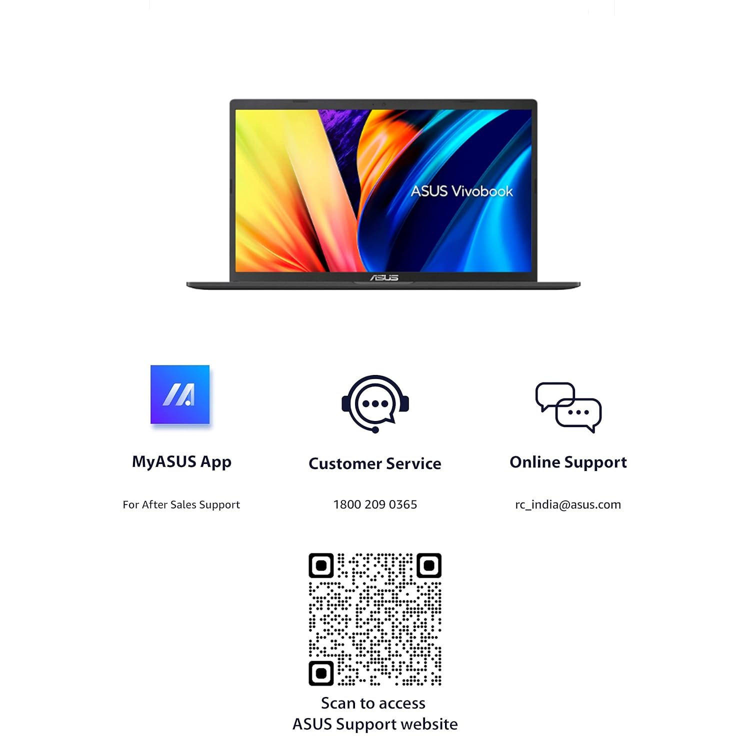 ASUS VivoBook 15 i3 1115G4 8GB 512GB Indie Black Laptop - image 6