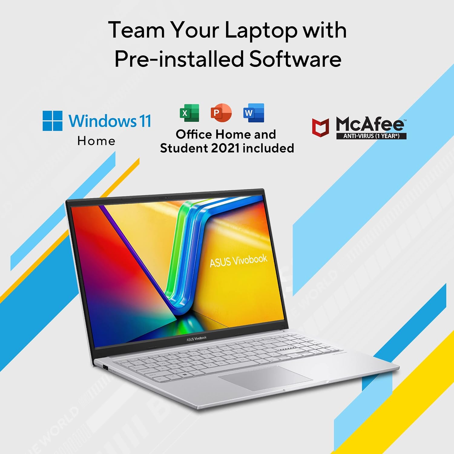 Asus VivoBook 15 Core i3 1315U 8GB 512GB Cool Silver - image 8